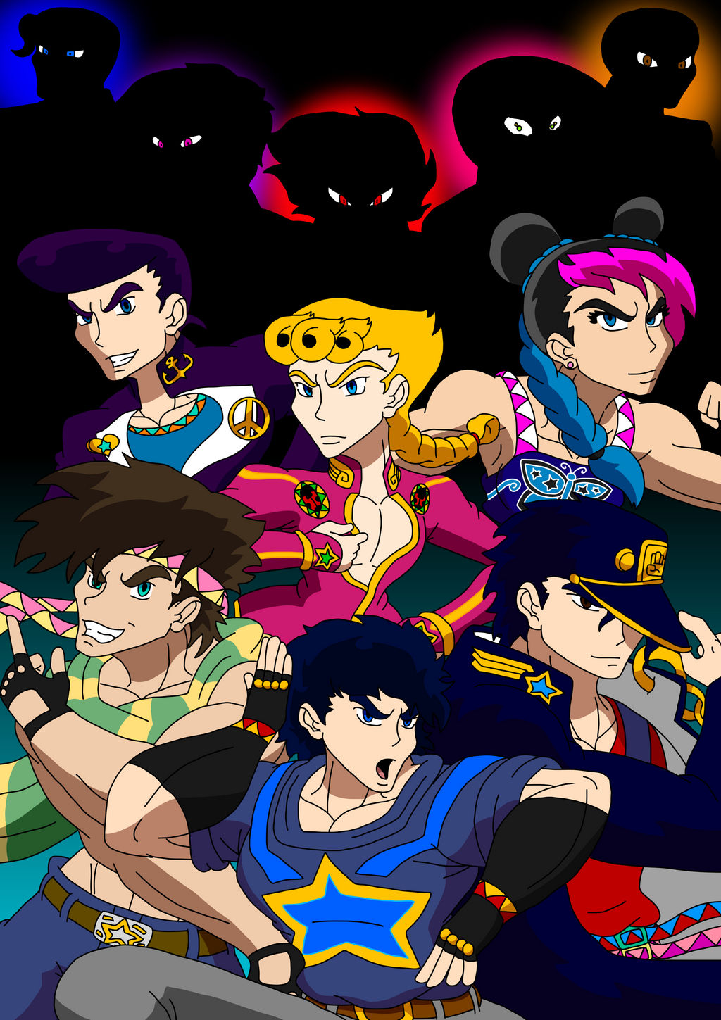 My Favorite Anime-JoJo's Bizarre Adventure by GalaxyStar-X on DeviantArt