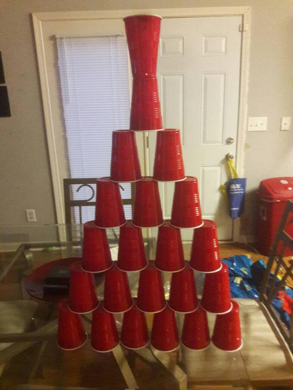 Cup Tower by InkyMemez on DeviantArt