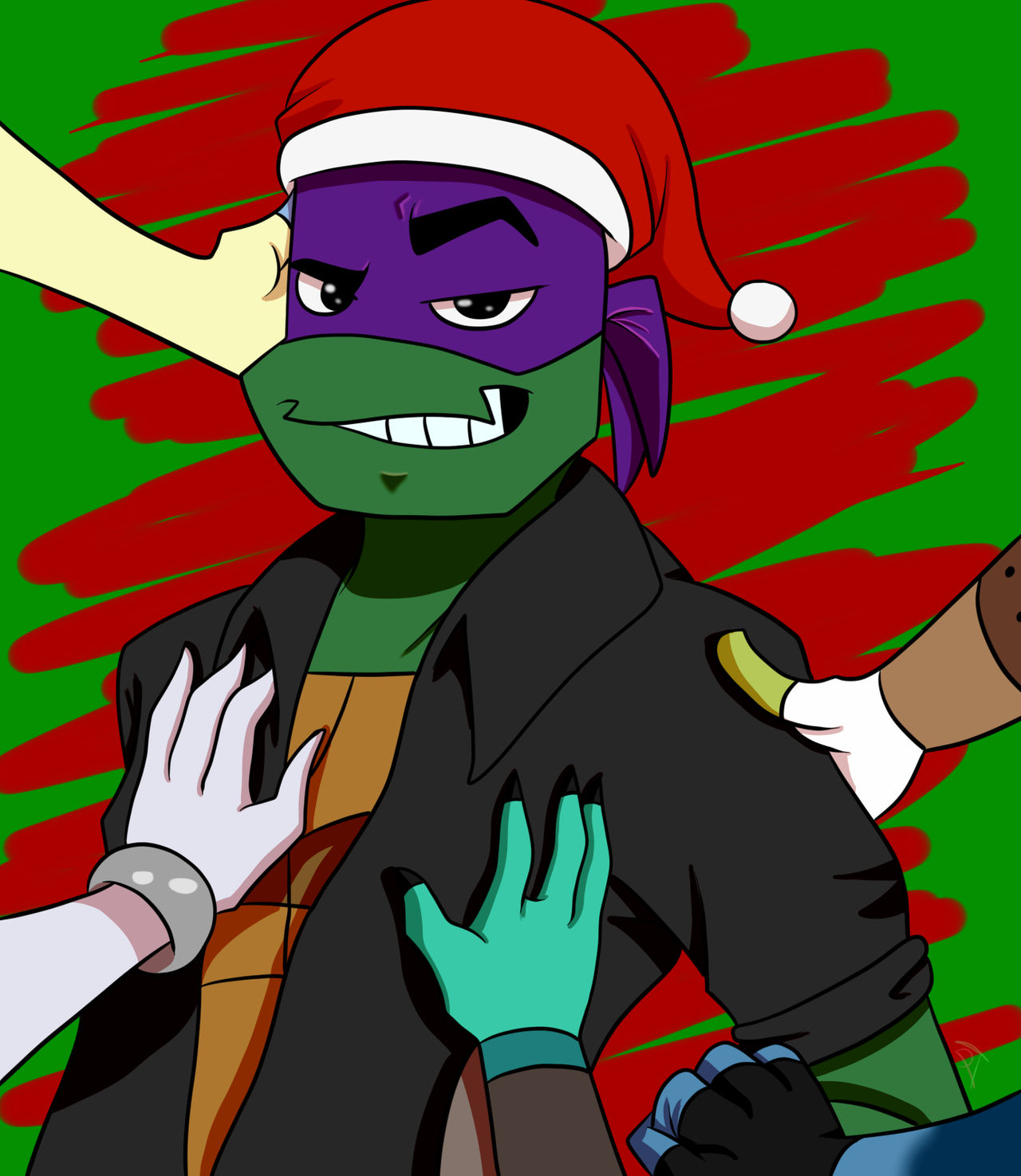 RotTMNT:Donnies christmas by PastellTofu on DeviantArt