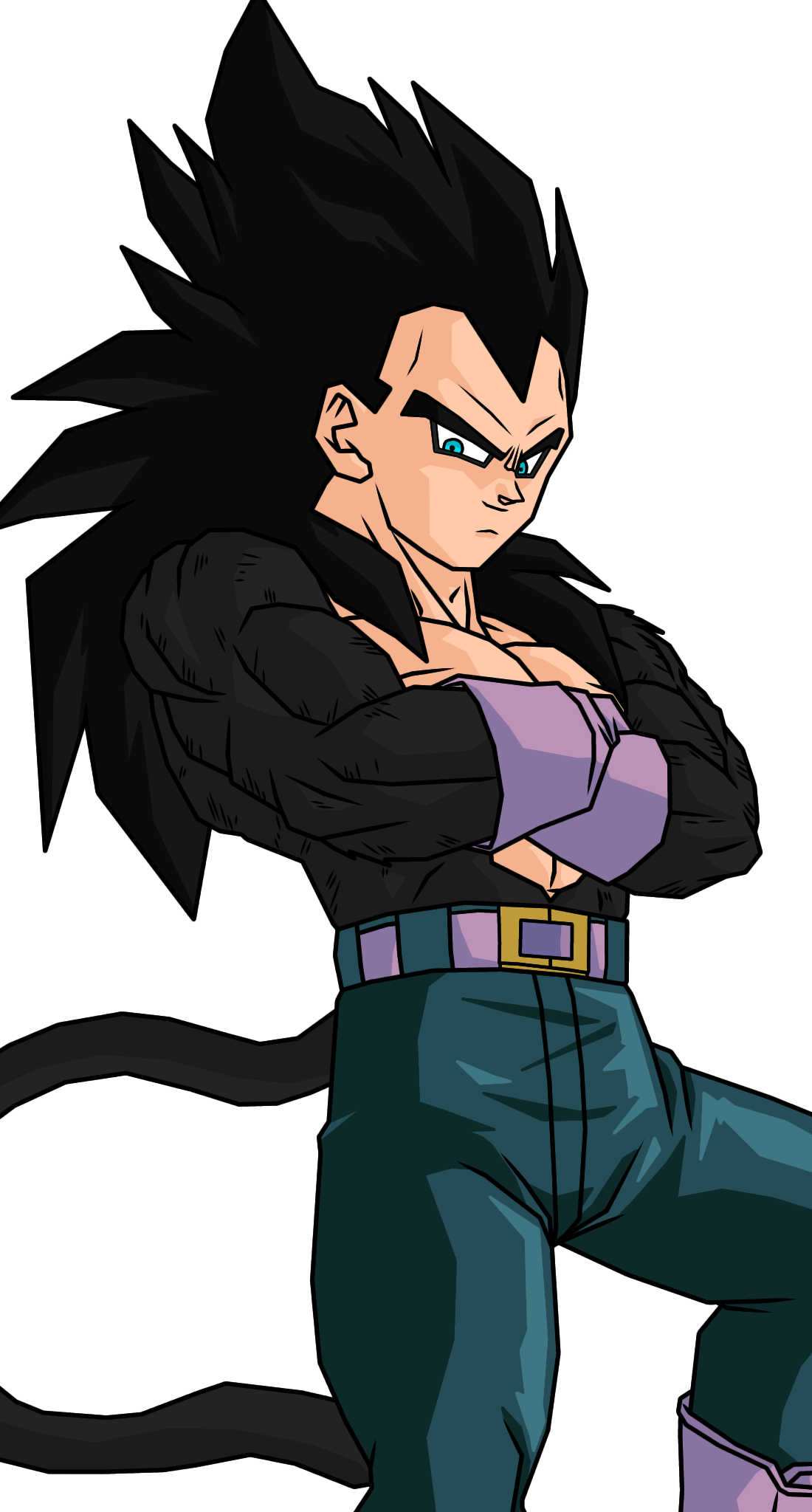 Vegeta SSJ5 Mystic by Menamezapiero on DeviantArt