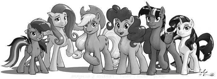 Mane Six - Proportion Ideas