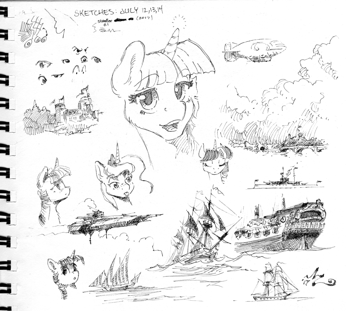 Daily Doodles 420-422 by Amarynceus