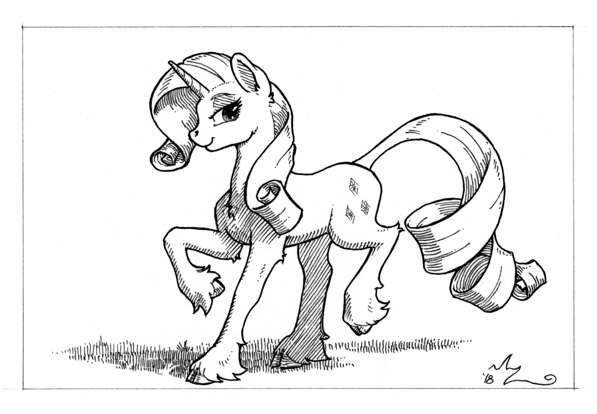 Rarity in ink