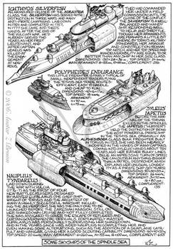 Warships - isometric view