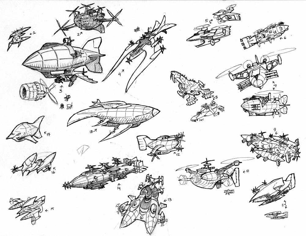 Airship Scribblies