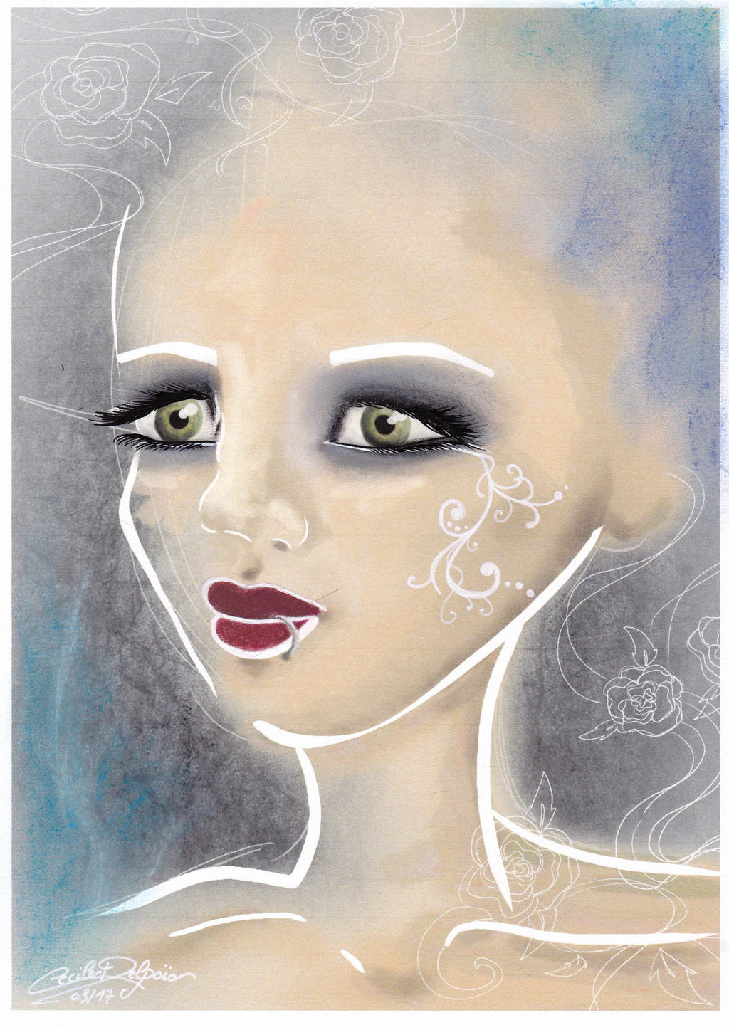 The Girl in White by x-Tsila-x