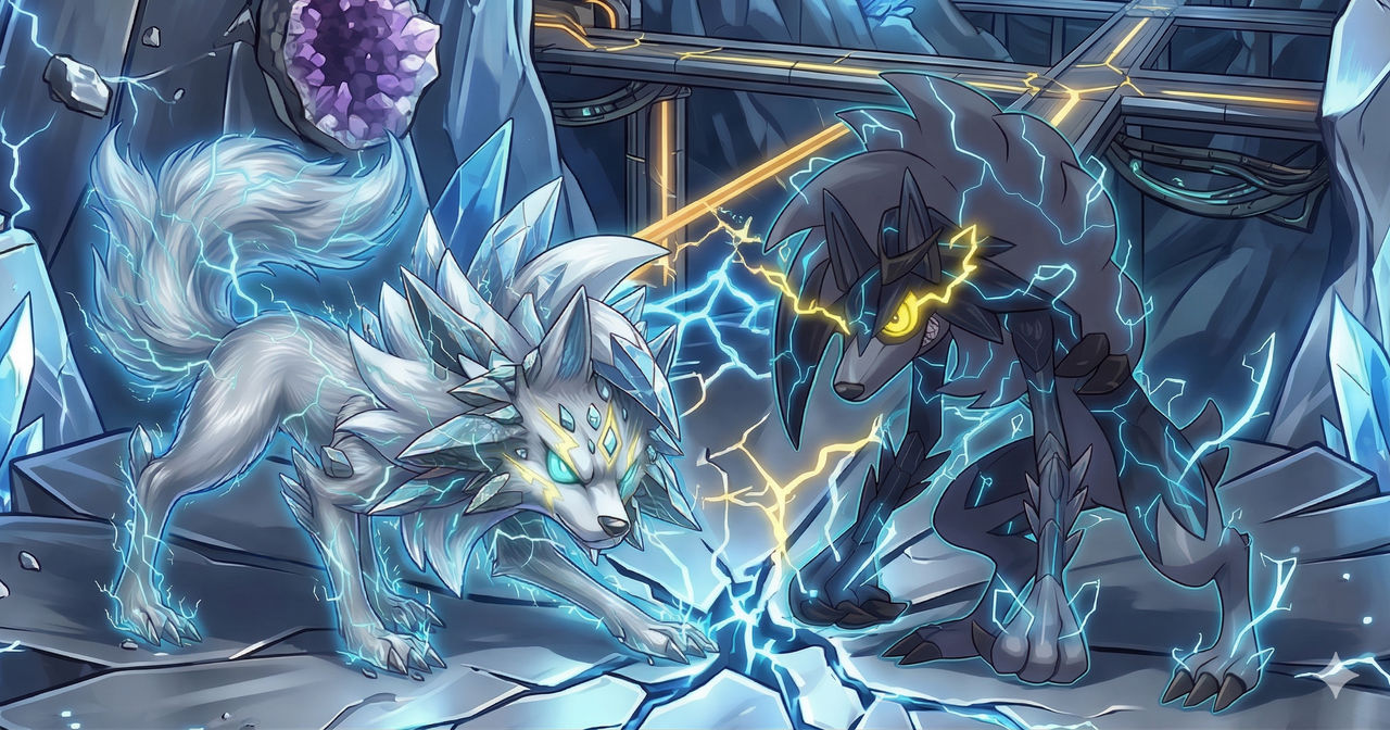 Lycanroc Dusk Midnight Electric Steel By Brittrichie726 On DeviantArt lycanroc-dusk-midnight-electric-steel-by-brittrichie726-on-deviantart