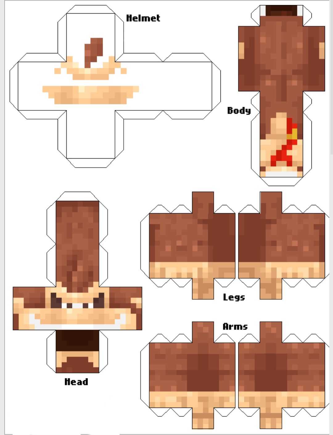 Steve Minecraft-Papercraft by coolskeleton953 on DeviantArt