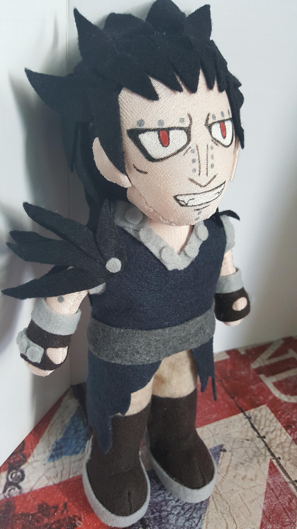 Gajeel plushie from Fairy Tail by indigoburulove on DeviantArt