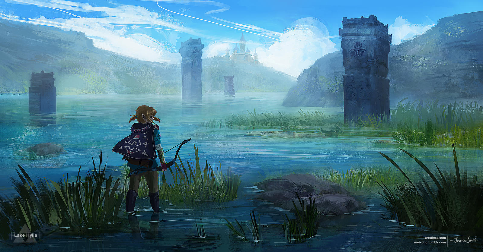 Lake Hylia Zelda Open World By Mei Xing On DeviantArt Lake Hylia Zelda Open World By Mei Xing On DeviantArt
