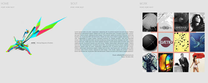 3rd Web Portfolio Design