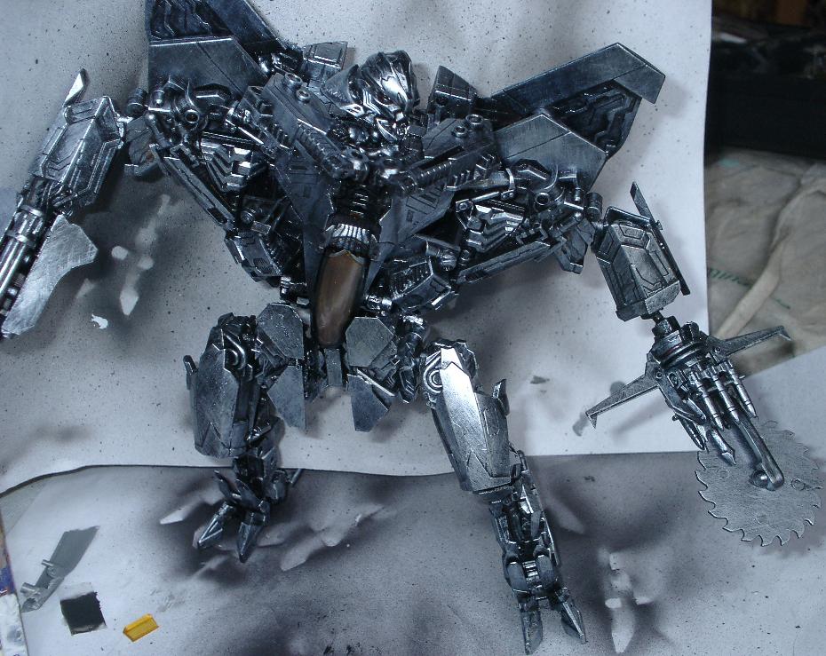 Starscream 3 wip, silver foundation added pic 1