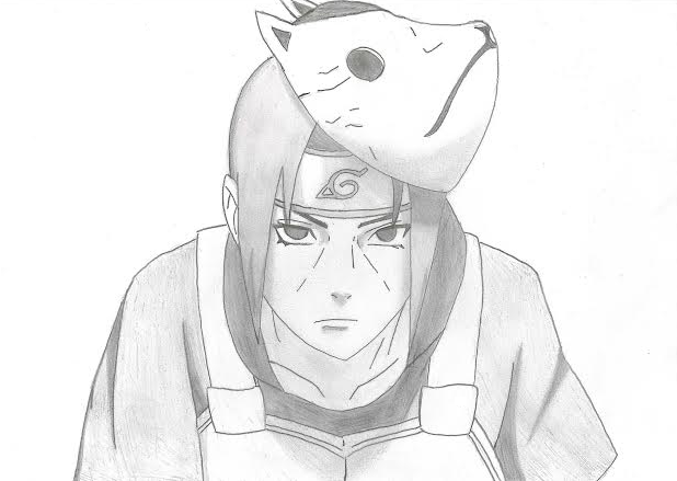 Drawing Itachi by xlLeonardo on DeviantArt