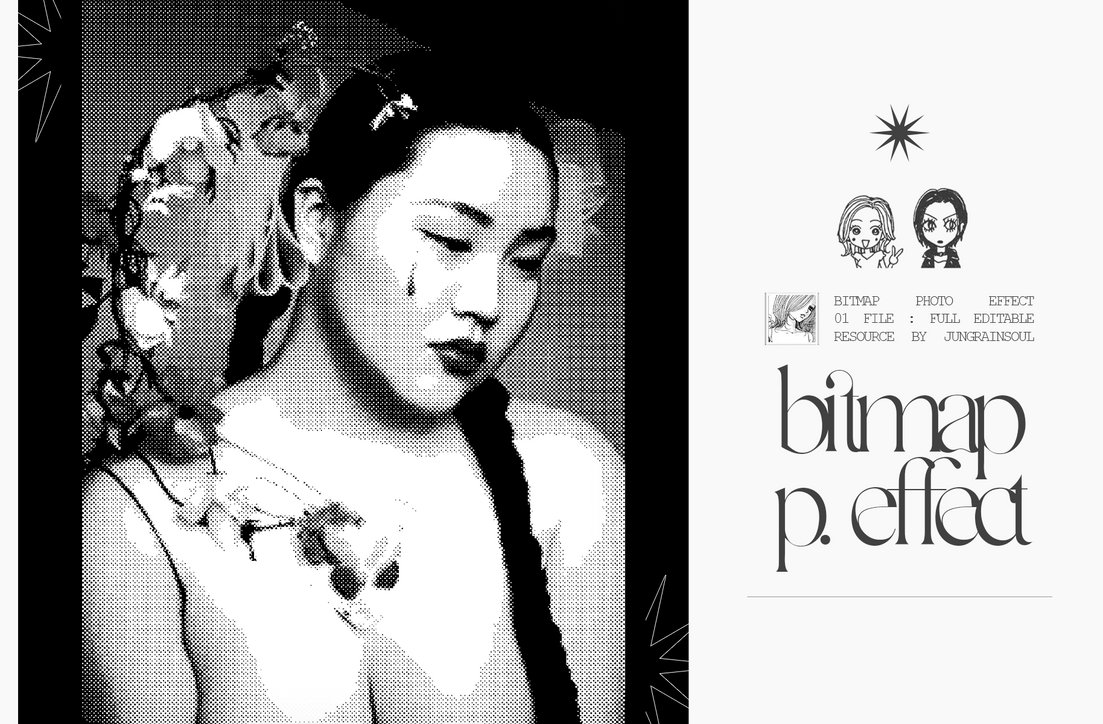 001 BITMAP / photo effect 'by jungrainsoul by jungrainsoul on DeviantArt