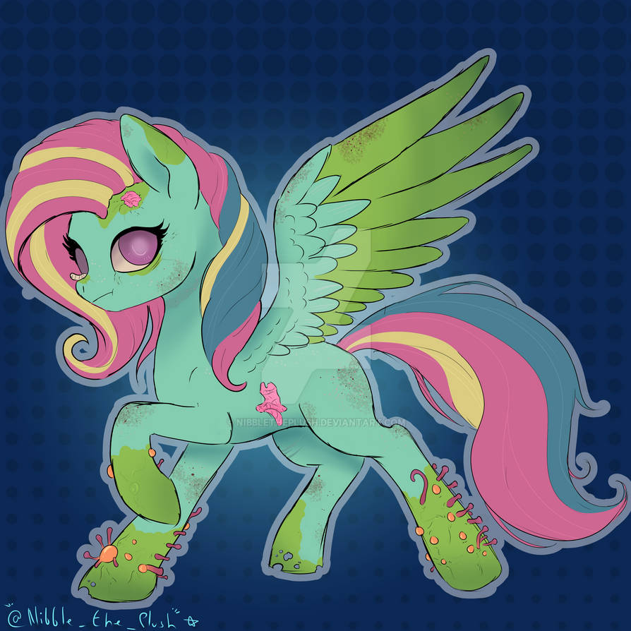 Infected pony ADOPT by NibbleThePlush on DeviantArt