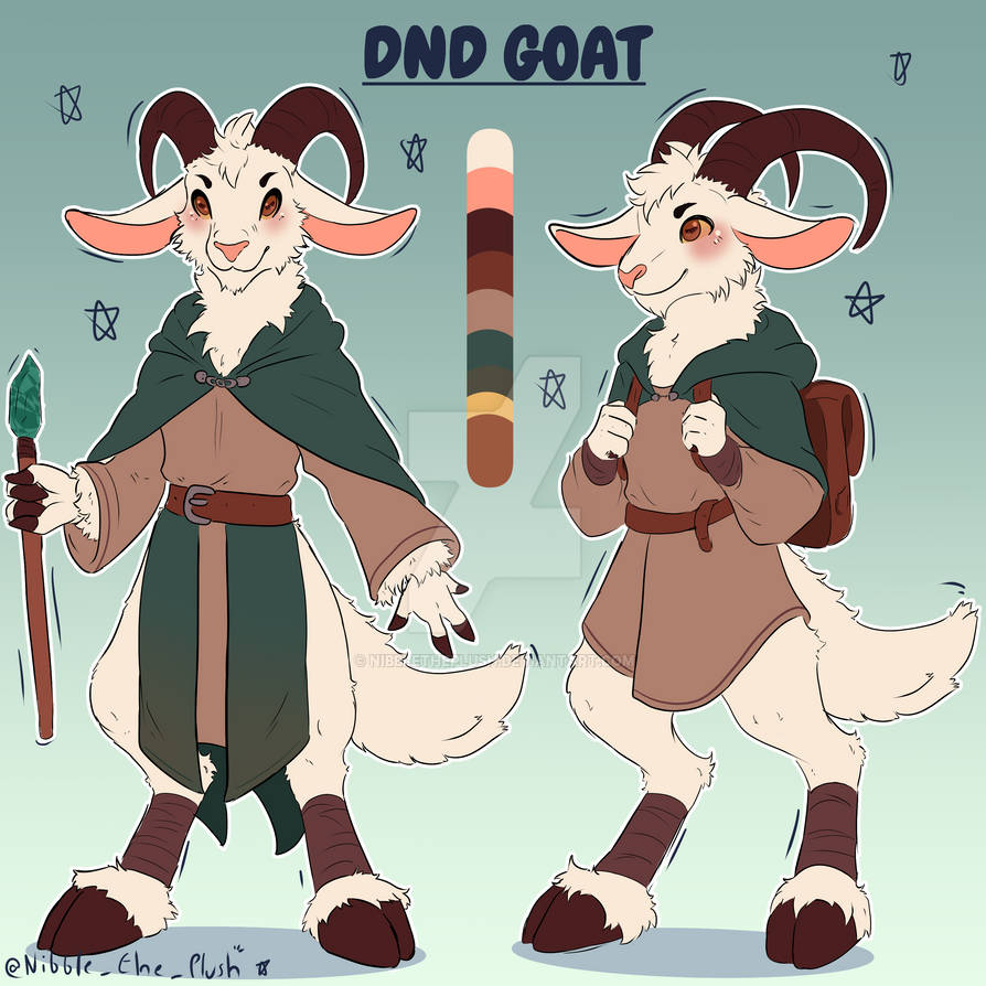 Dnd Riding Goat DND goat - OTA by NibbleThePlush on DeviantArt