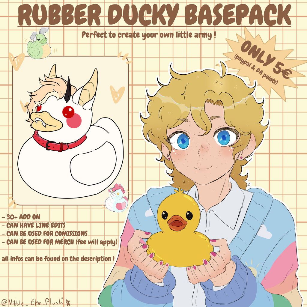 Rubber ducky BASEPACK by NibbleThePlush on DeviantArt