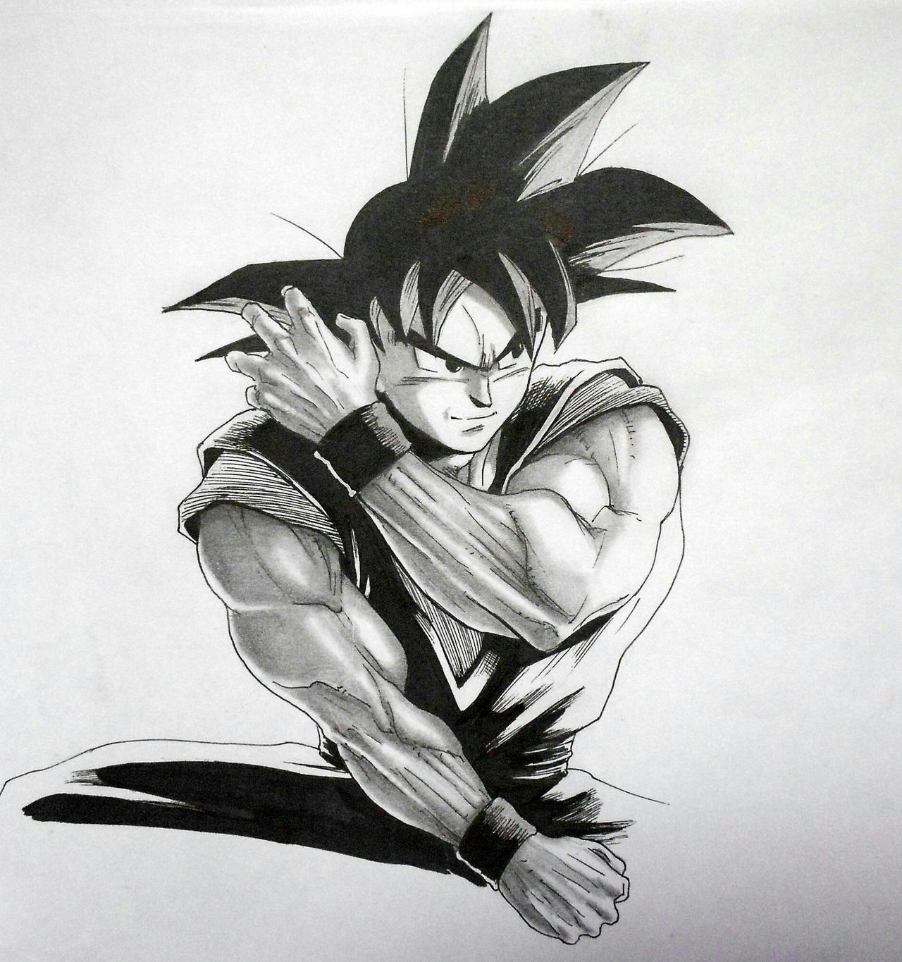 Son Goku sketch by DarkosimpleART on DeviantArt