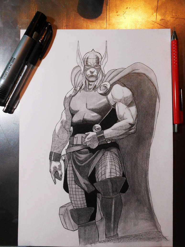 Simple Thor God Thor The God Of Thunder by Darko-simple-ART on DeviantArt