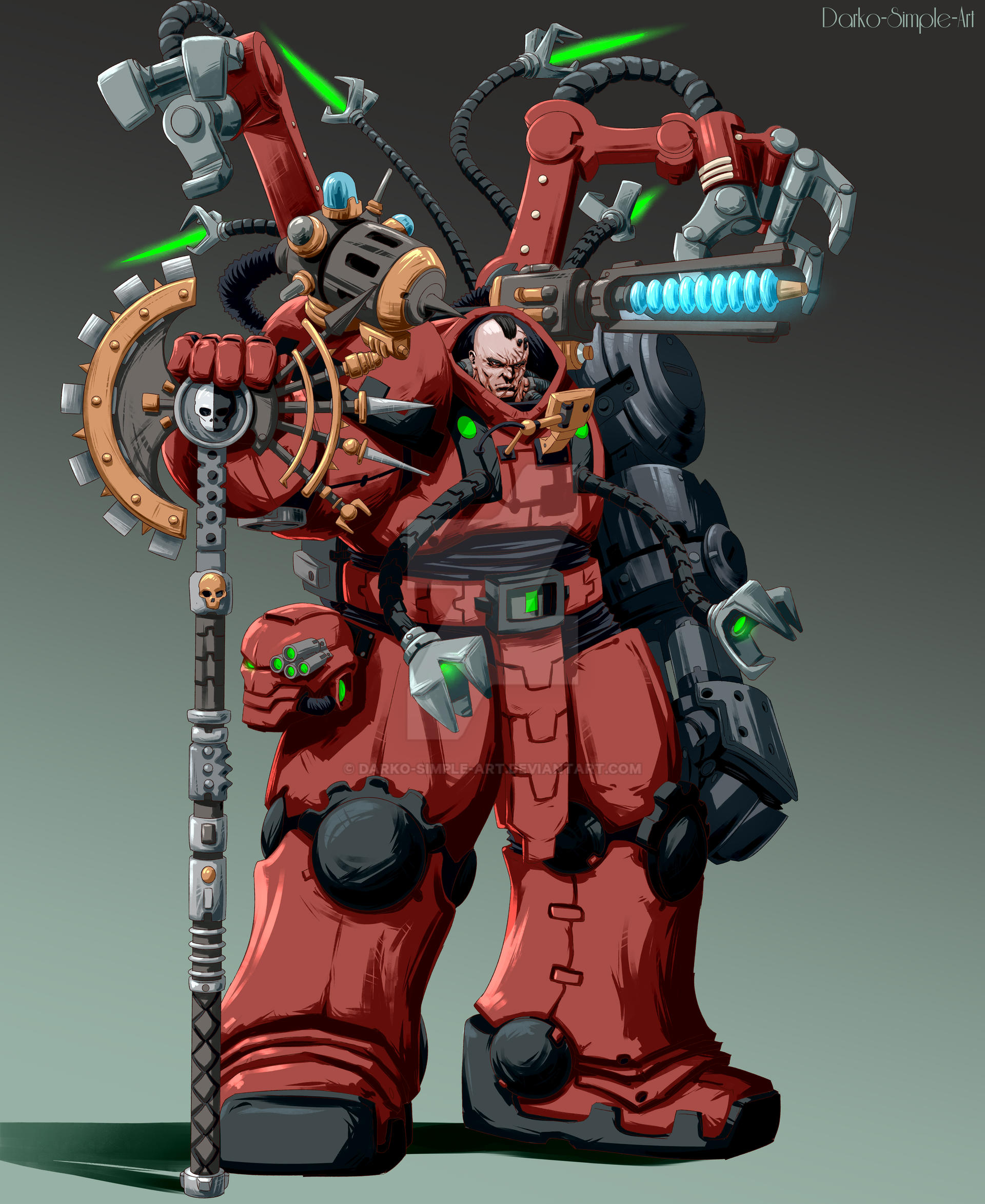 Warhammer Primarch Commission by Darko-simple-ART on DeviantArt