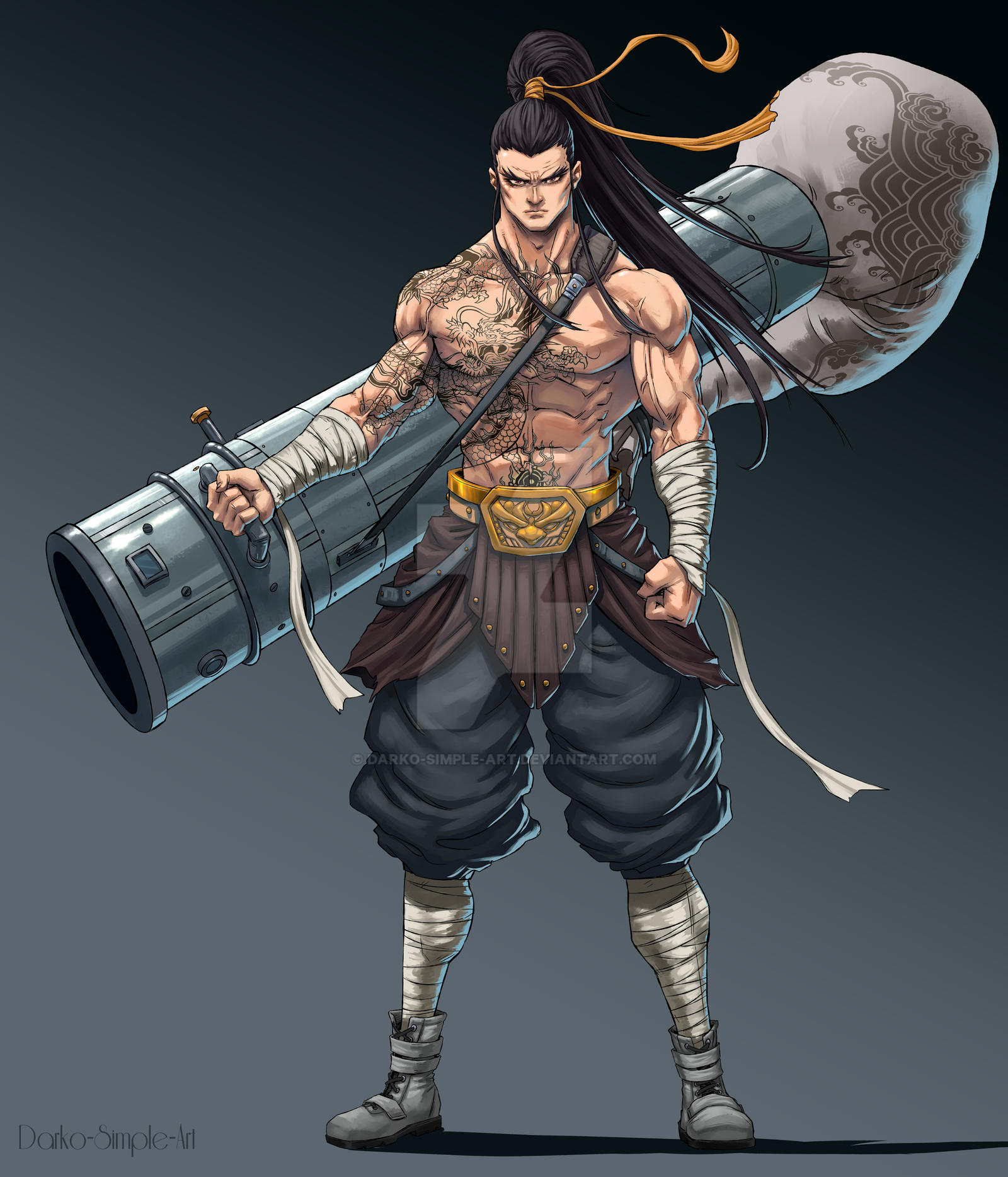 Fujin Face Fujin Character Commission by Darko-simple-ART on DeviantArt