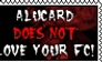 Alucard does not love your FC