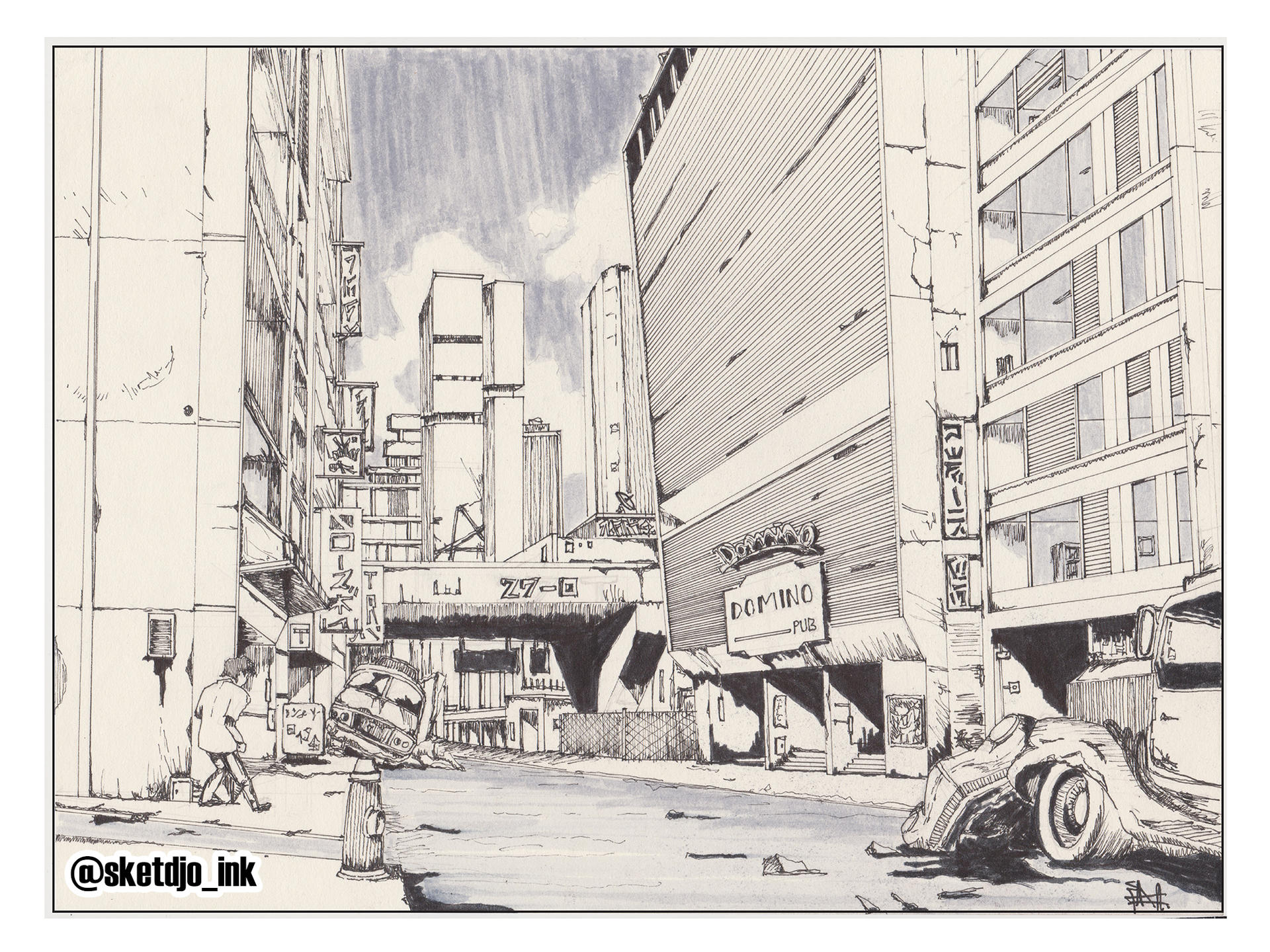 Akira Neo Tokyo Ink Concept By Sketdjo On Deviantart Akira Neo Tokyo Ink Concept By Sketdjo On Deviantart