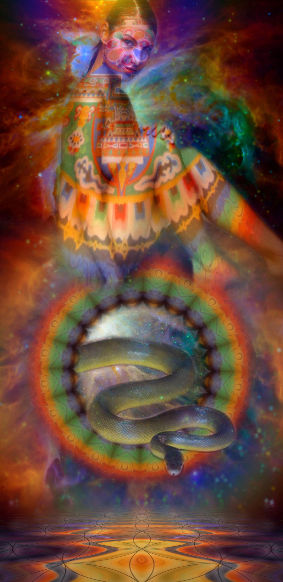 Rainbow Serpent Goddess