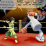 Avatar/Futurama Boxing Match-Bender vs. Toph