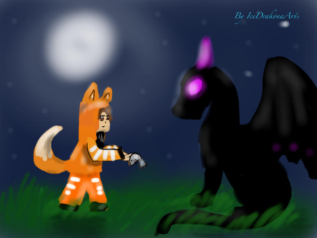 Minecraft art /gift/ by IceDrakonaArts on DeviantArt