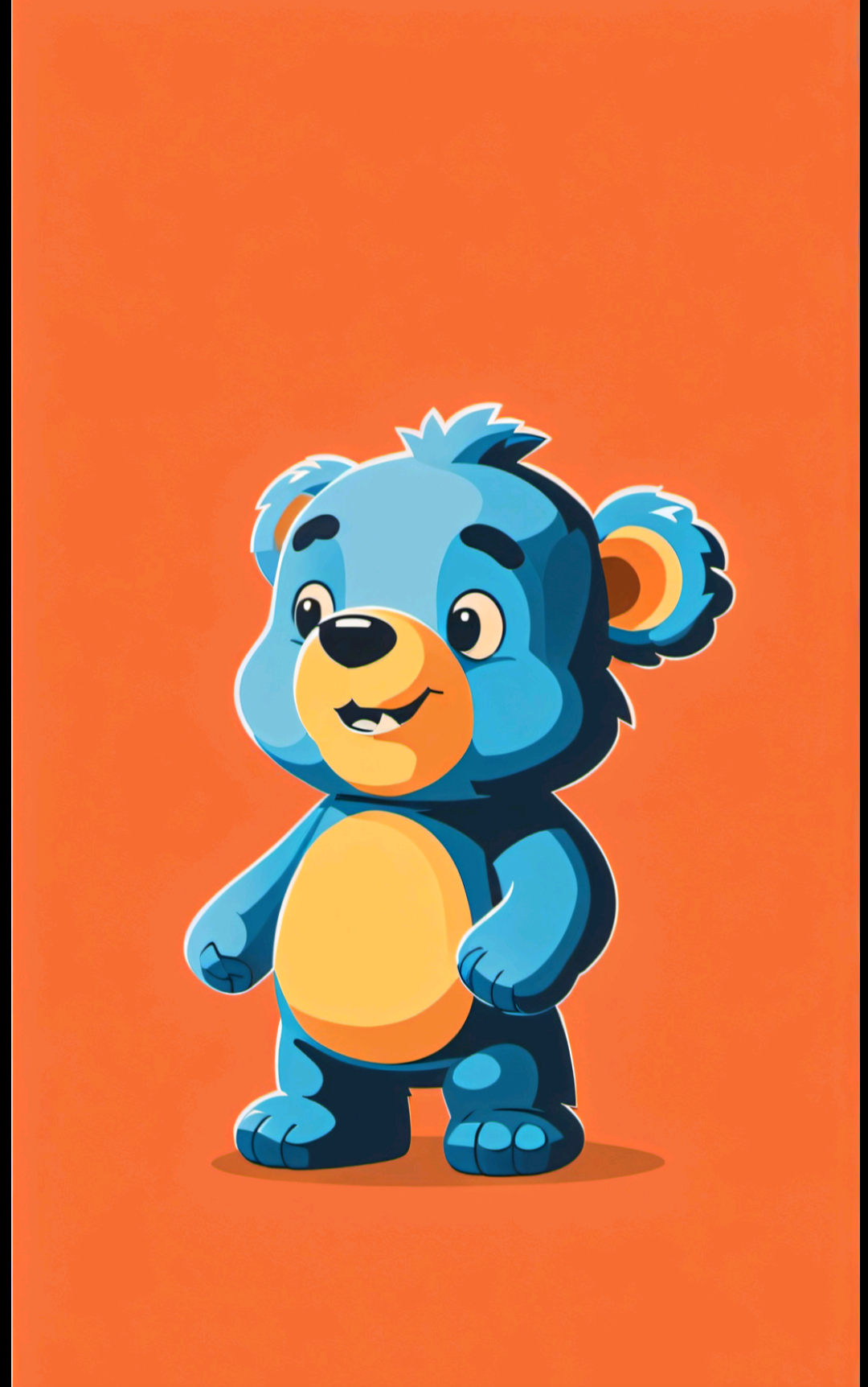 Blue cartoon art by arcadepod22 on DeviantArt