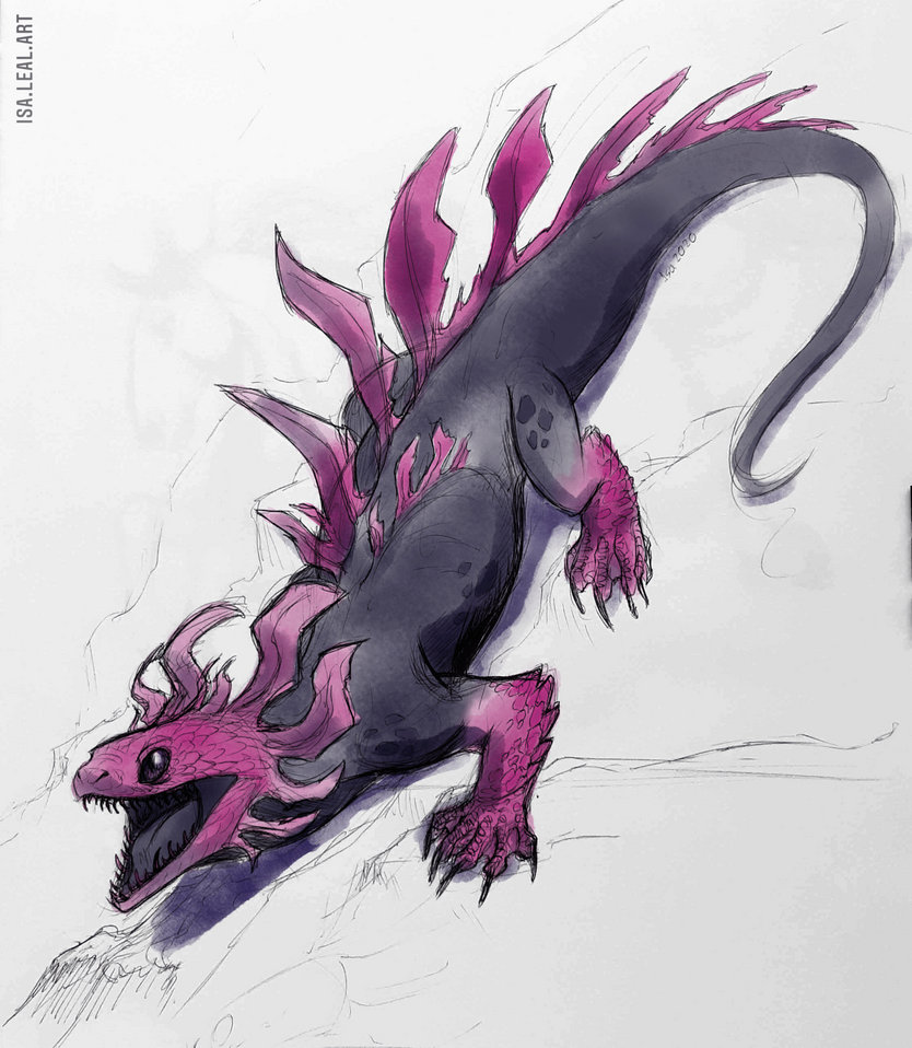 Rain World lizard by Isalealart on DeviantArt