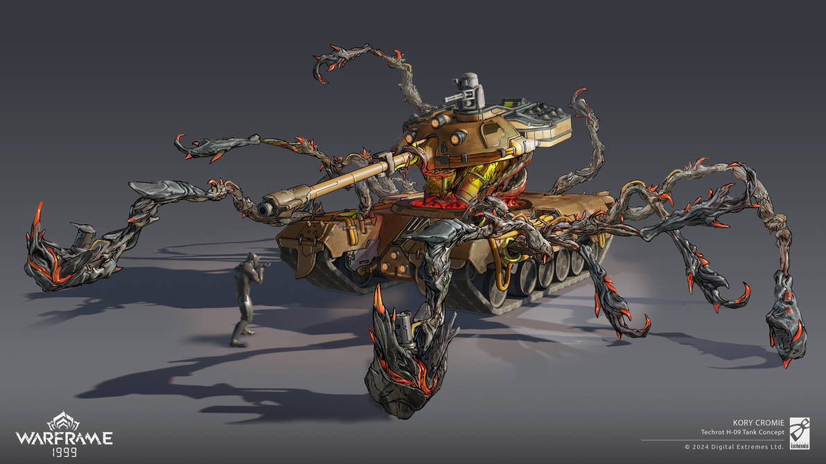 Warframe 1999 Techrot H-09 Tank Concept by GeniusFetus on DeviantArt