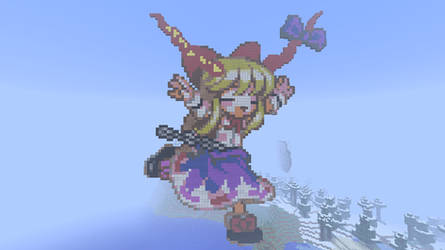 Touhou Minecraft - Suika Ibuki Pixel Art