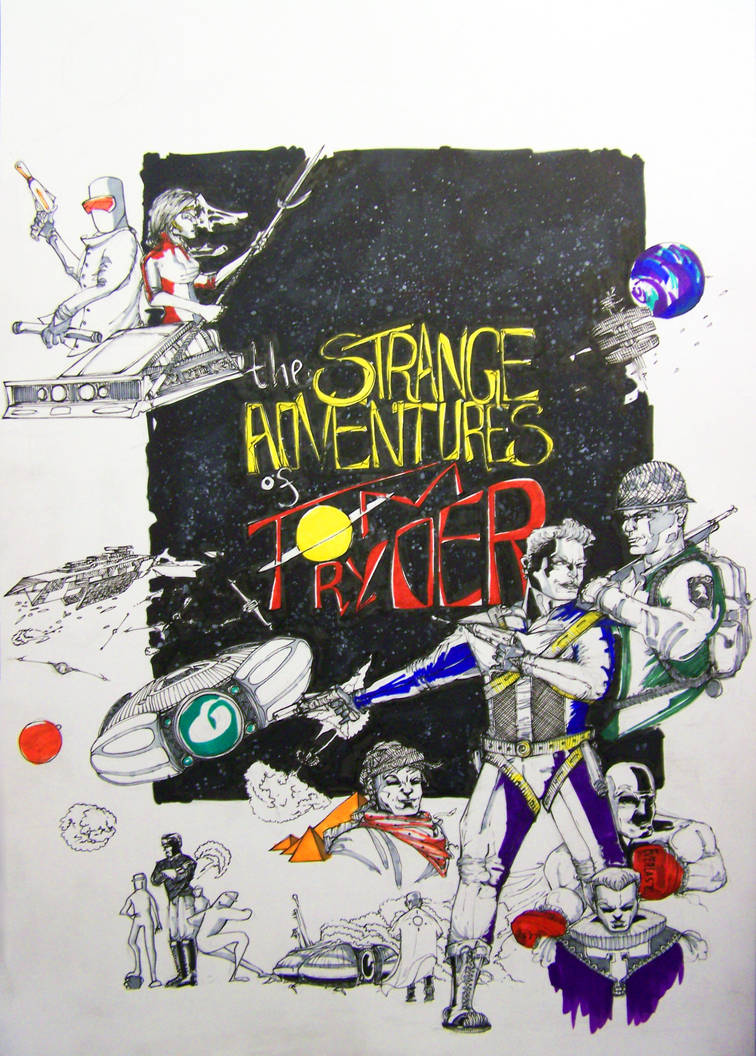Tom Rider Cartoon the Strange Adventures of Tom Ryder - Poster by TrendyInk on DeviantArt