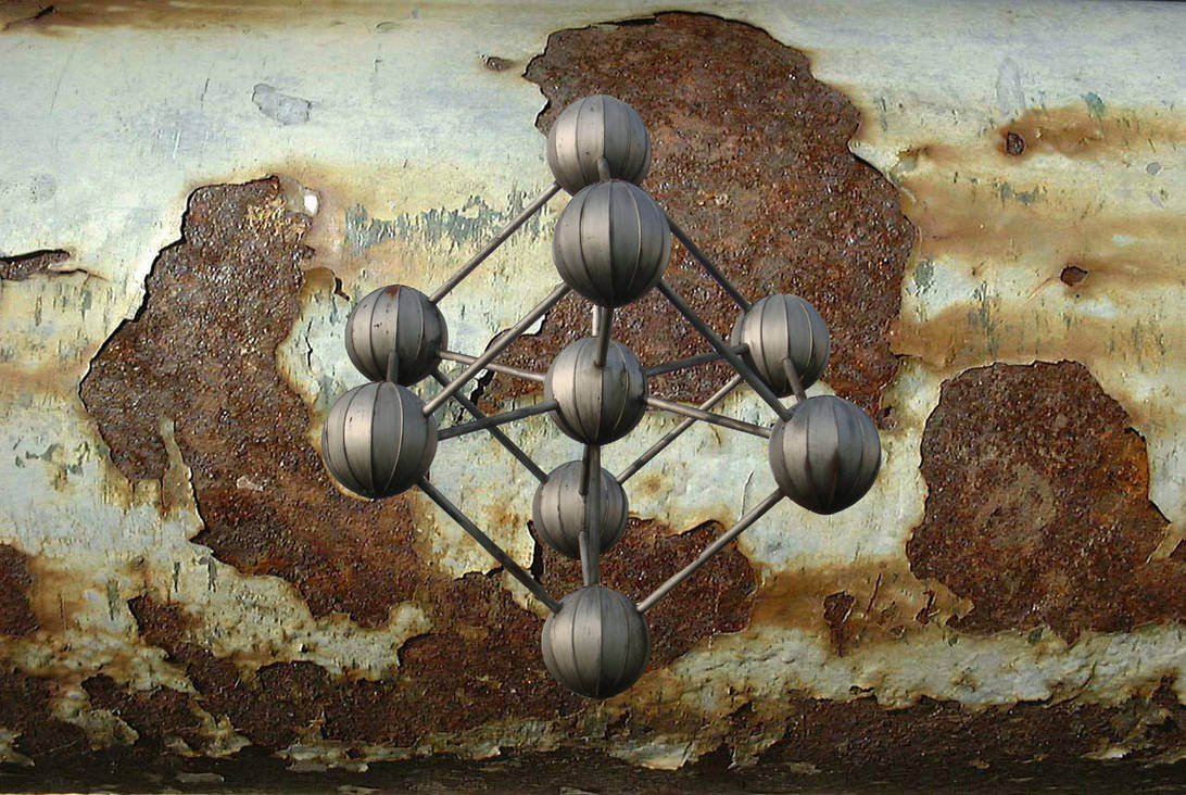 Rusty Atom Wall by GrAdThrawn on DeviantArt