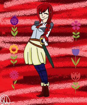 Erza san is a child again