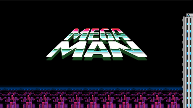 Megaman Title Screen 1080p with Logo