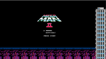 Megaman 2 Title Screen