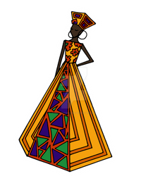 African Beauty Sticker