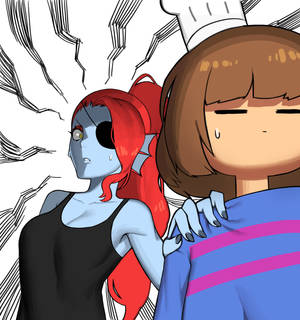 Undyne x Frisk