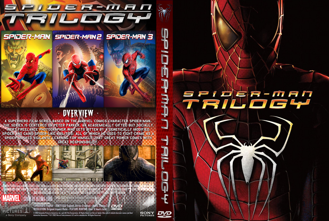 Spider-man Trilogy Custom DVD Cover by ultima-lord on DeviantArt