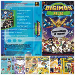 Digimon Srpski/Hrvatski VHS/DVD Omoti