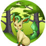 leafeon plus background