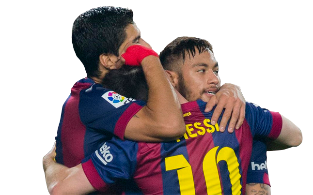 Messi, Suarez y Neymar (MSN) Tridente FC Barcelona