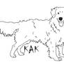 Nova Scotia Duck Tolling Retriever line art