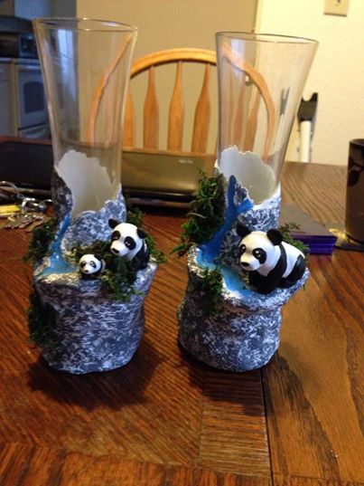 Panda Bamboo Vases!