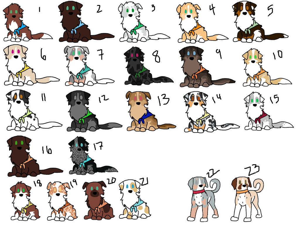 SDN Dog Adoptables (3 points each) CLOSED