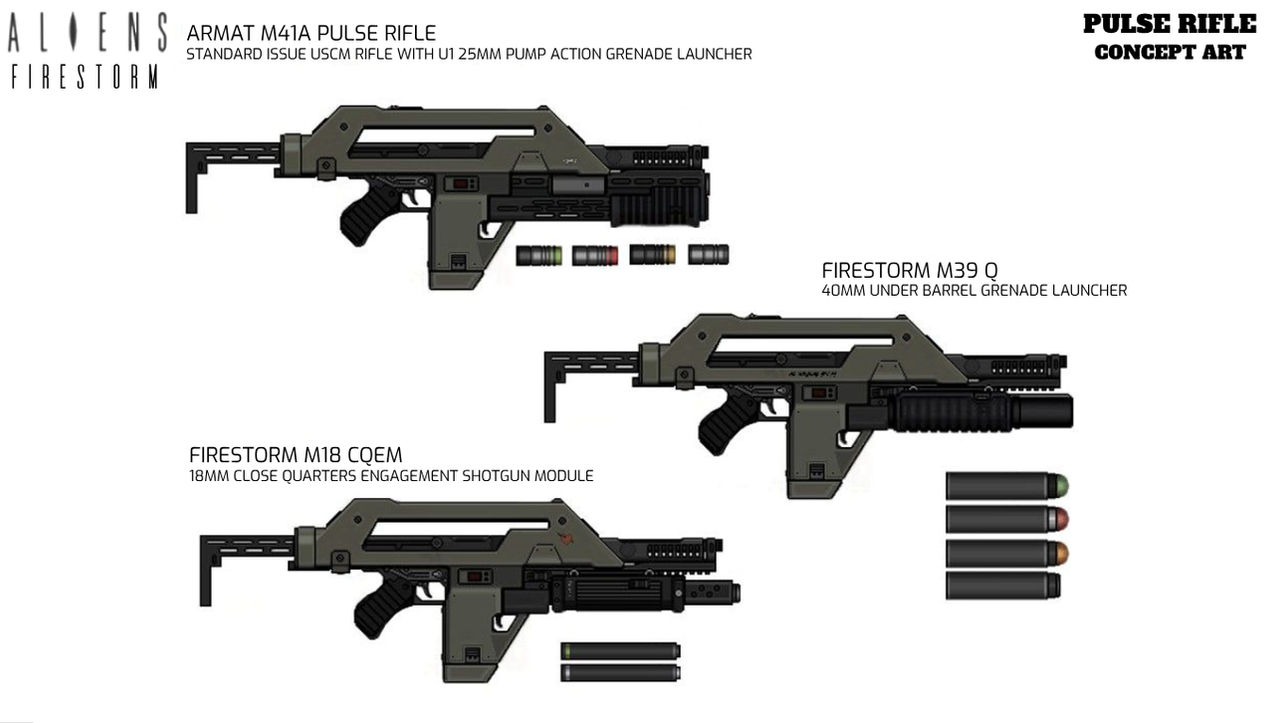 Avatar Aliens Rifles ALIENS: Armat / Firestorm Pulse Rifles by Alexpeaceful345 on DeviantArt