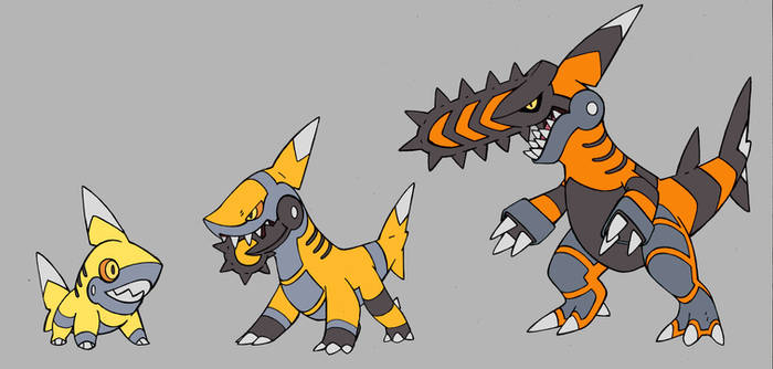 Iron teeth sharks line